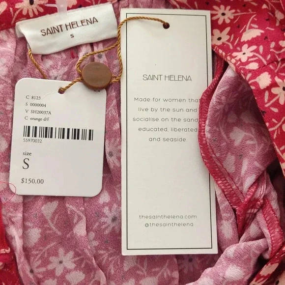 NWT Free People Stella red jumpsuit by Saint Helena size S - Picture 4 of 7